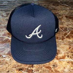 Atlanta Braves ’47 brand snap back trucker hat